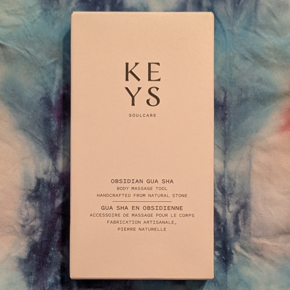 🆕 Gua Sha Body Massage Tool Genuine Obsidian Stone Keys Soulcare - New In Box - Picture 6 of 10